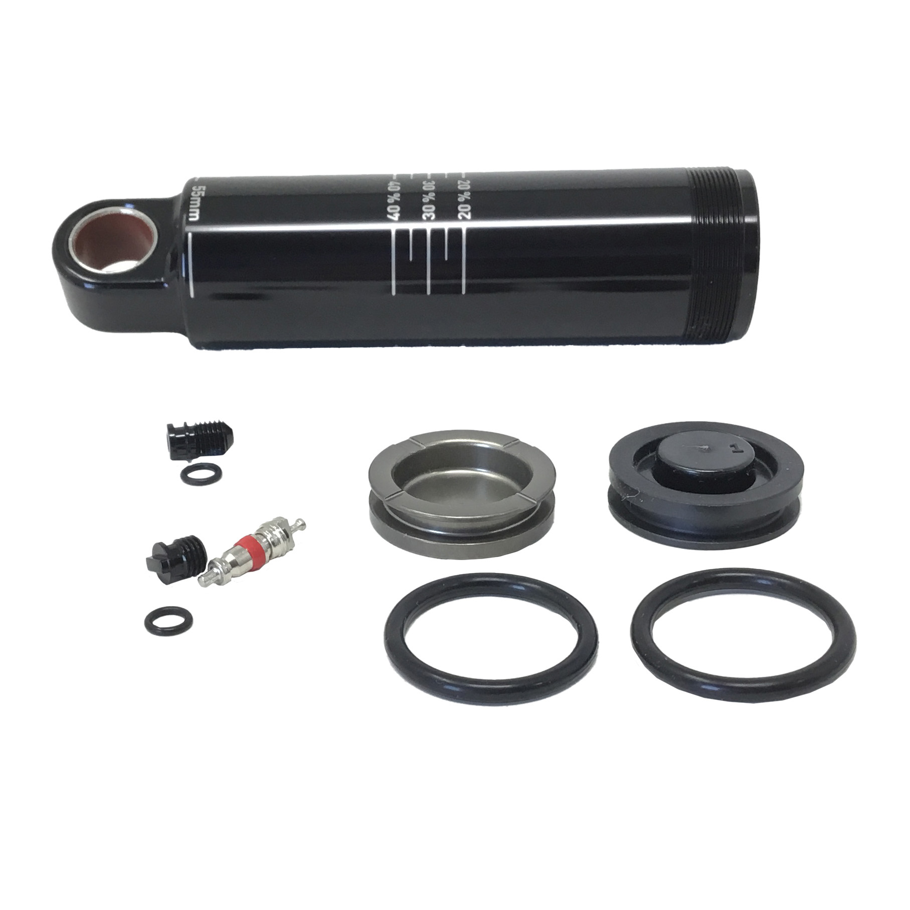 RockShox Damper Body/IFP, Deluxe/SupDelx 55mm, Std, Blk