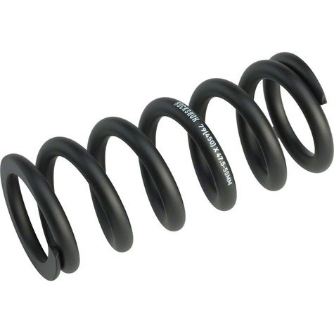 RockShox Steel Metric Coil Spring 134mm (47.5-55mm) 450#, Black