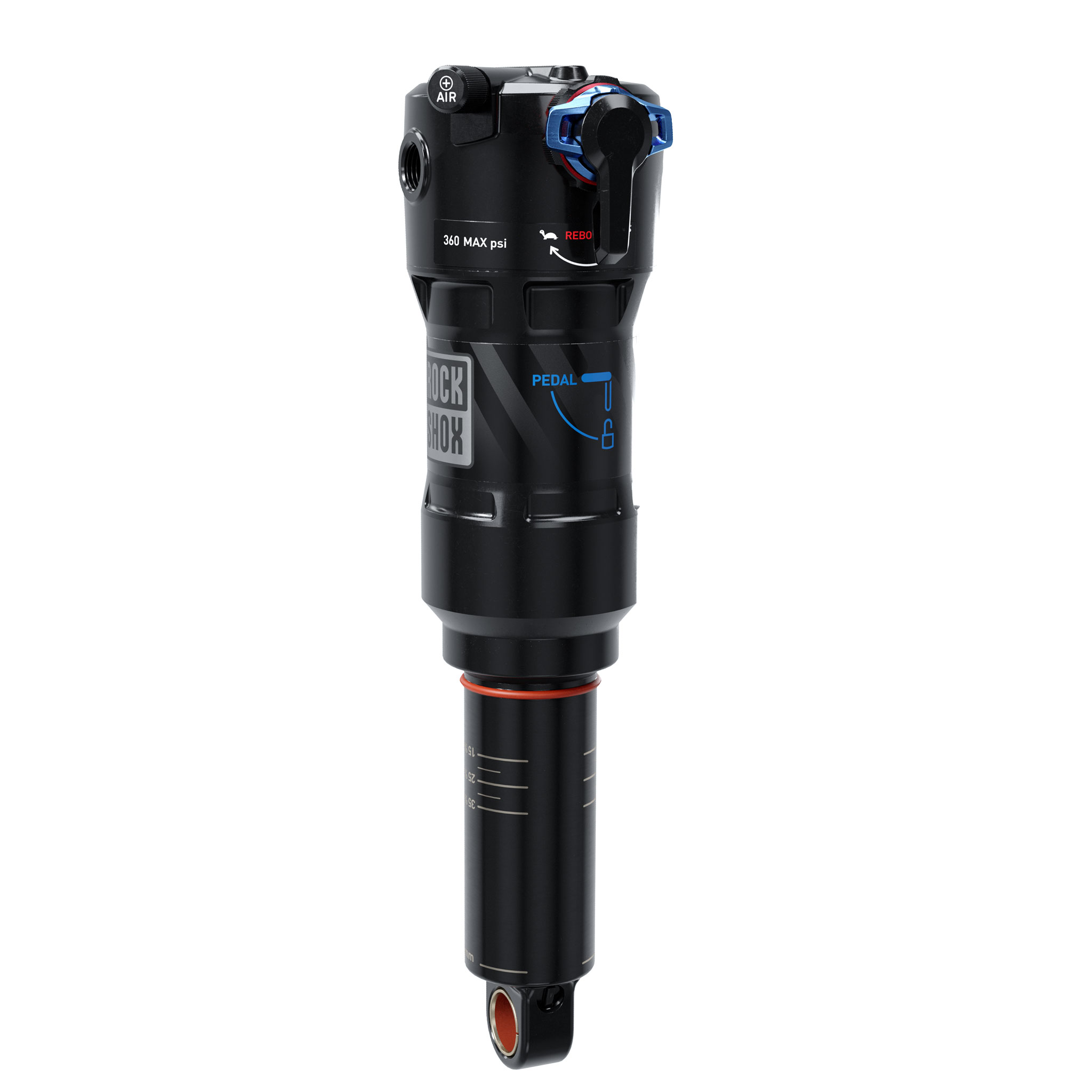 RockShox Deluxe Ultimate RCT Shock (205x57.5mm) Trunnion 