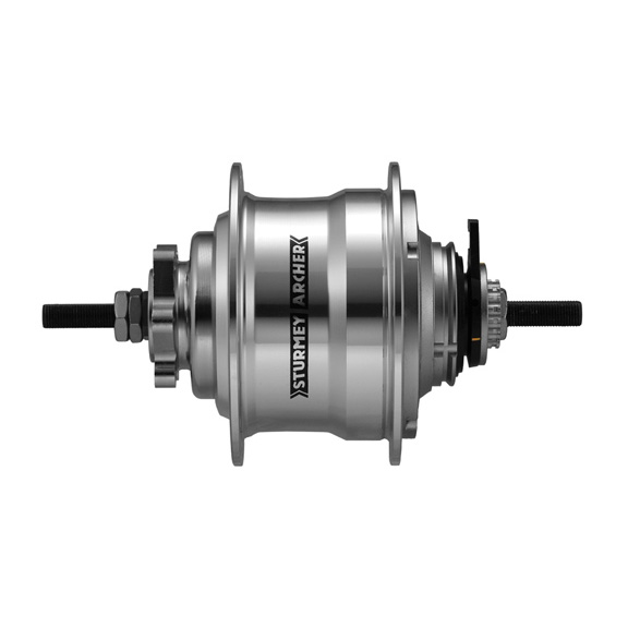 Sturmey Archer RX-RK5 5-Sp Disc Hub, 36h - Silver