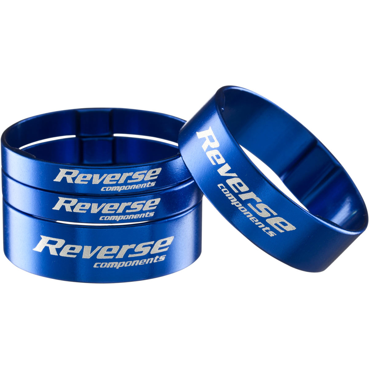 Reverse Ultralight Headset Spacer Set, Set/4, Blue