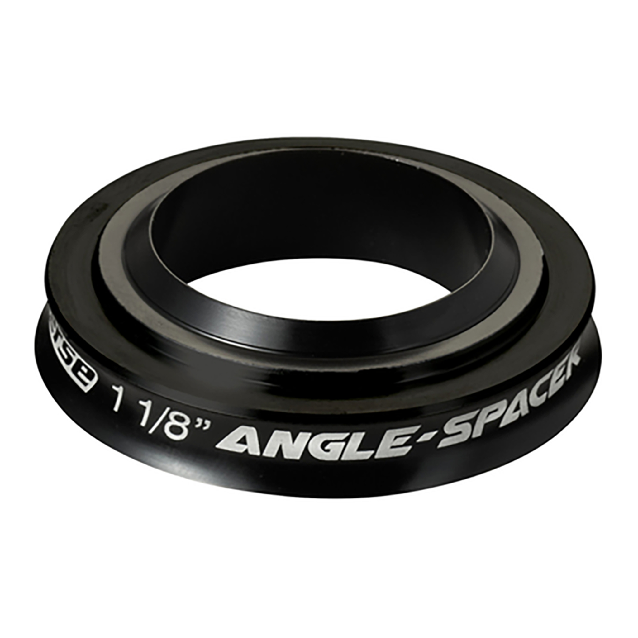 Reverse DH Angle Spacer, 1.5 Headset+1-1/8" Fork, Black 