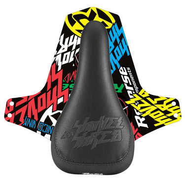 Reverse Nico Vink Shovel and Shred Saddle, Black/Stealth 