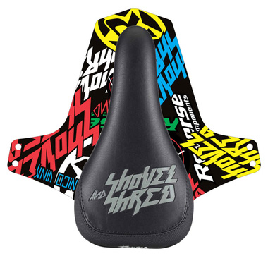 Reverse Nico Vink Shovel and Shred Saddle, Black/Gray 