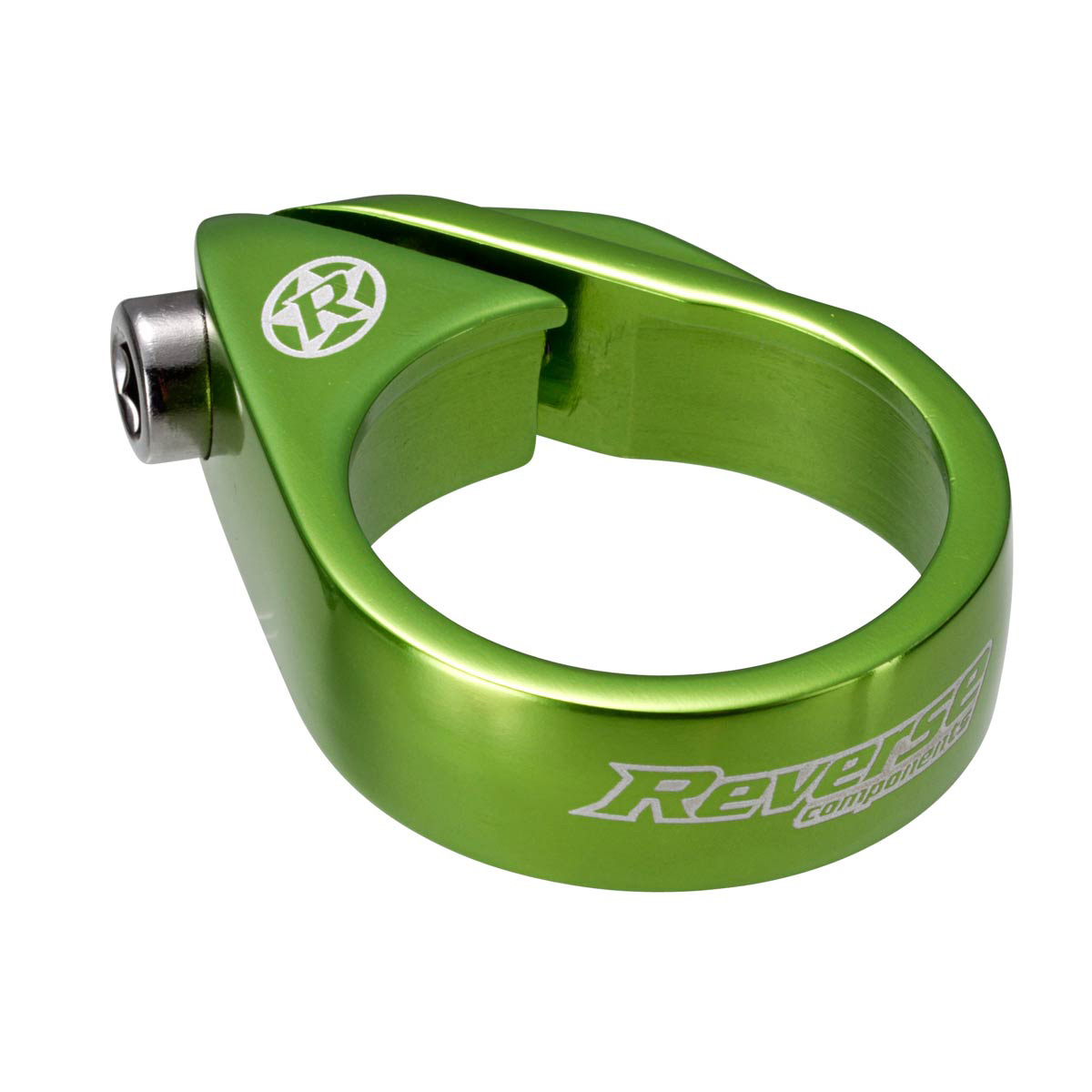 Reverse Bolt Seatpost Clamp, 34.9mm, Light Green