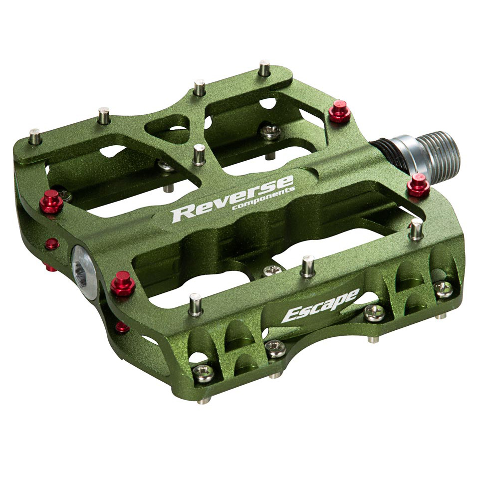 Reverse Escape Pedals, Dark Green