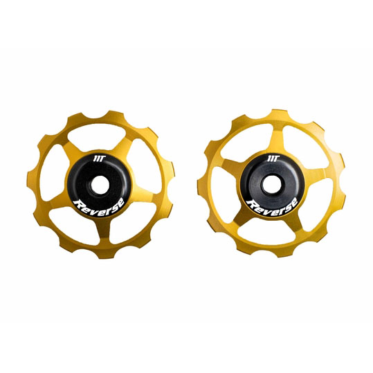 Reverse Aluminum Pulley Set For Colab Chain Tensioner, Gold