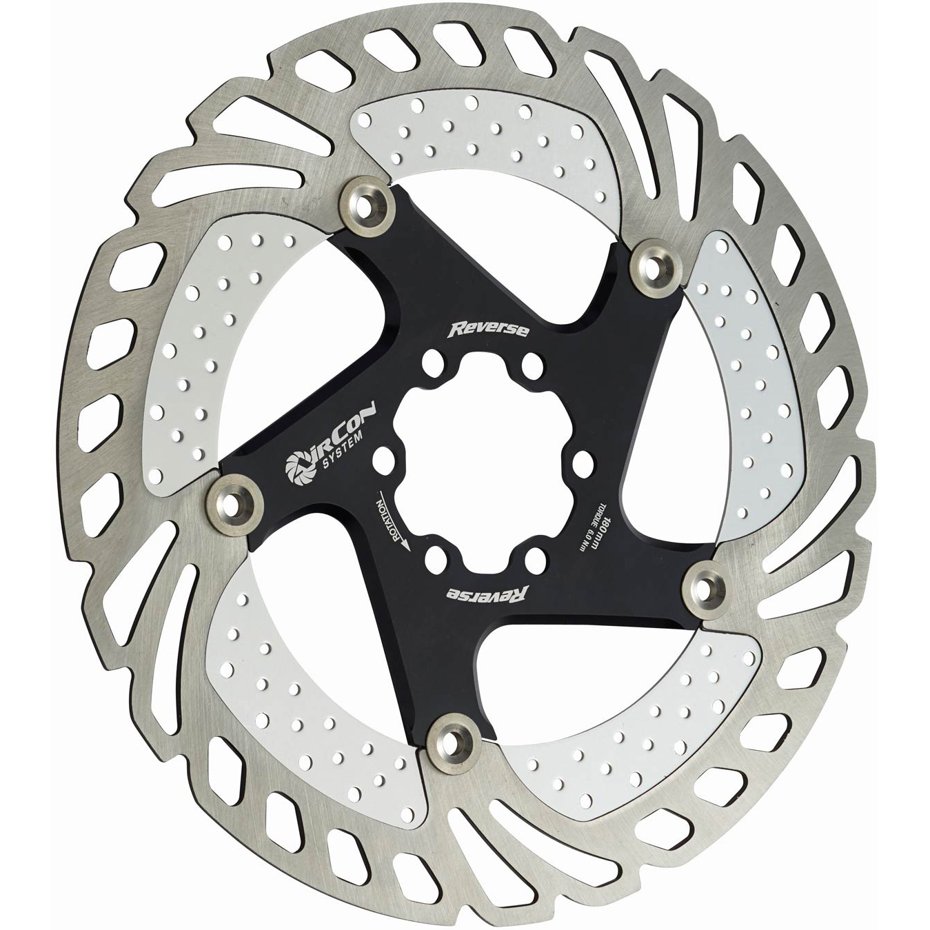Reverse AirCon Disc Rotor, 180mm - Black