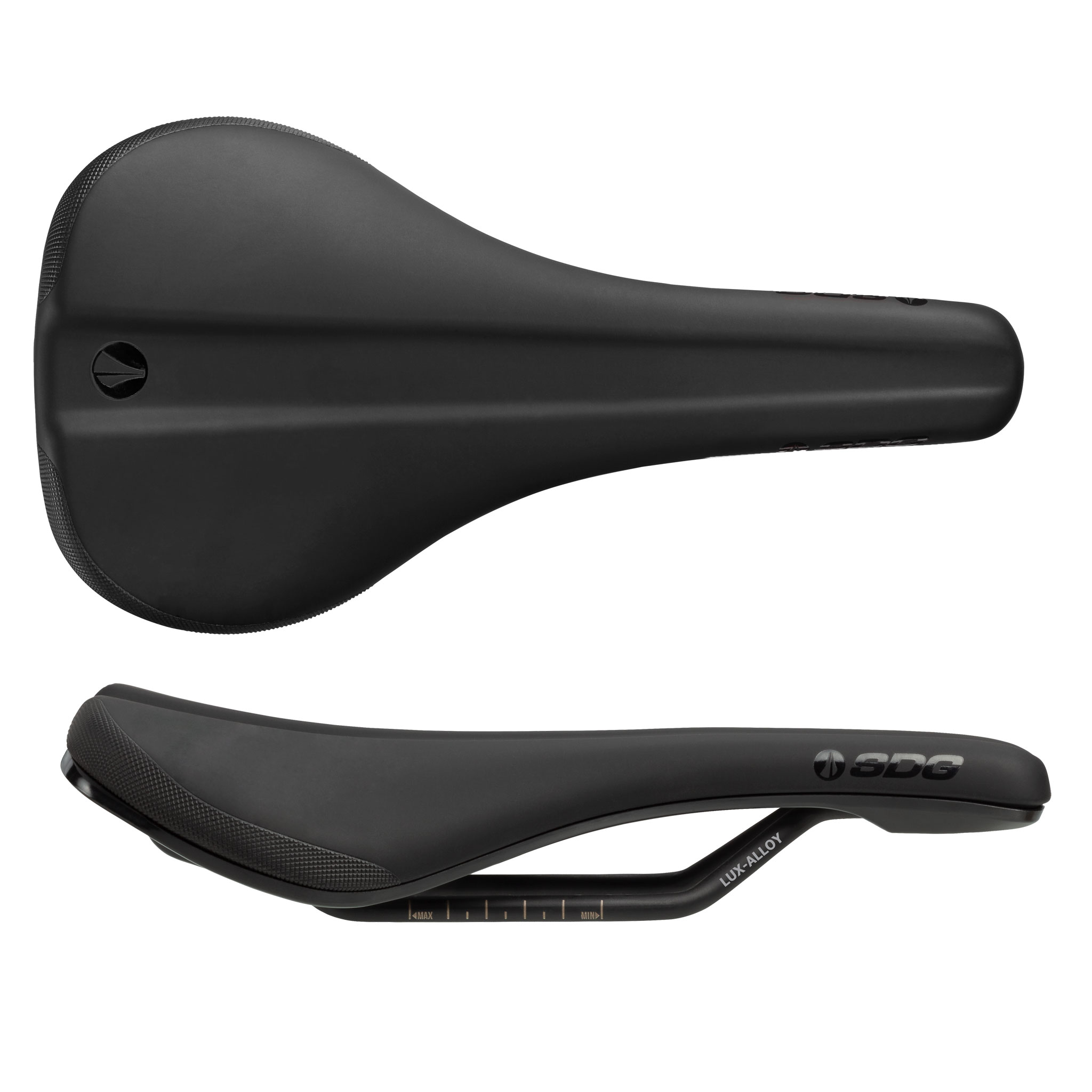SDG Bel-Air V3 Saddle, Lux-Alloy Rails, Black
