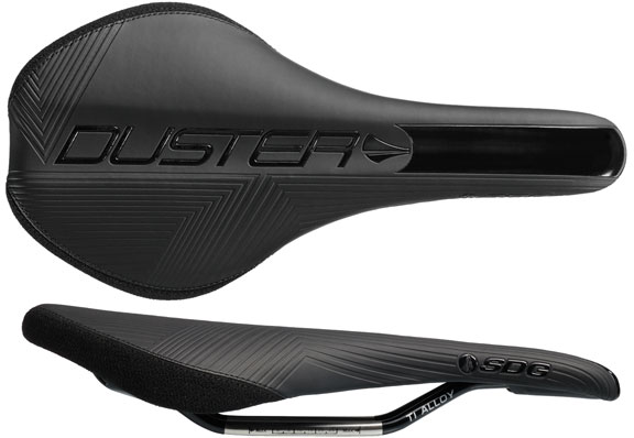 SDG Duster P Mtn Saddle, Ti-Alloy Rails - Blk/Blk