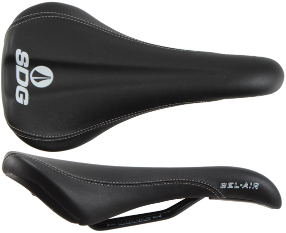 SDG Bel-Air RL Saddle, Steel Rail - Black/Black