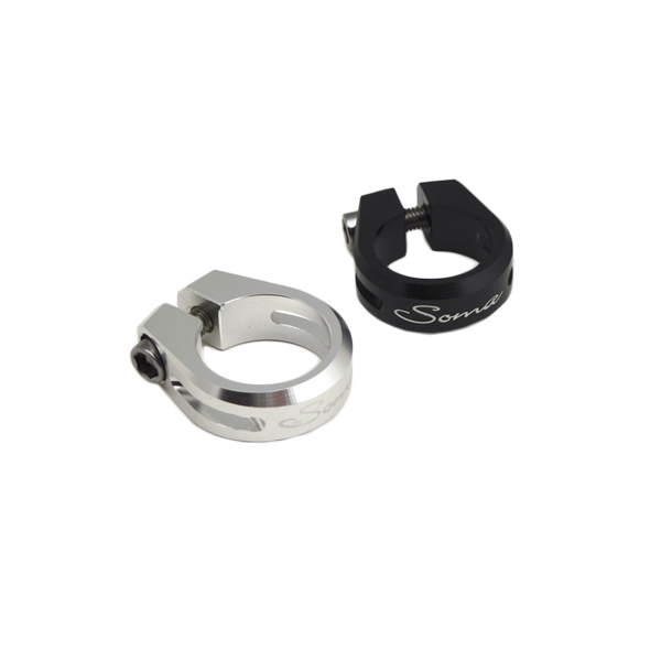 Soma Bolt-On Seat Clamp, 29.8mm (1-1/8") - Black
