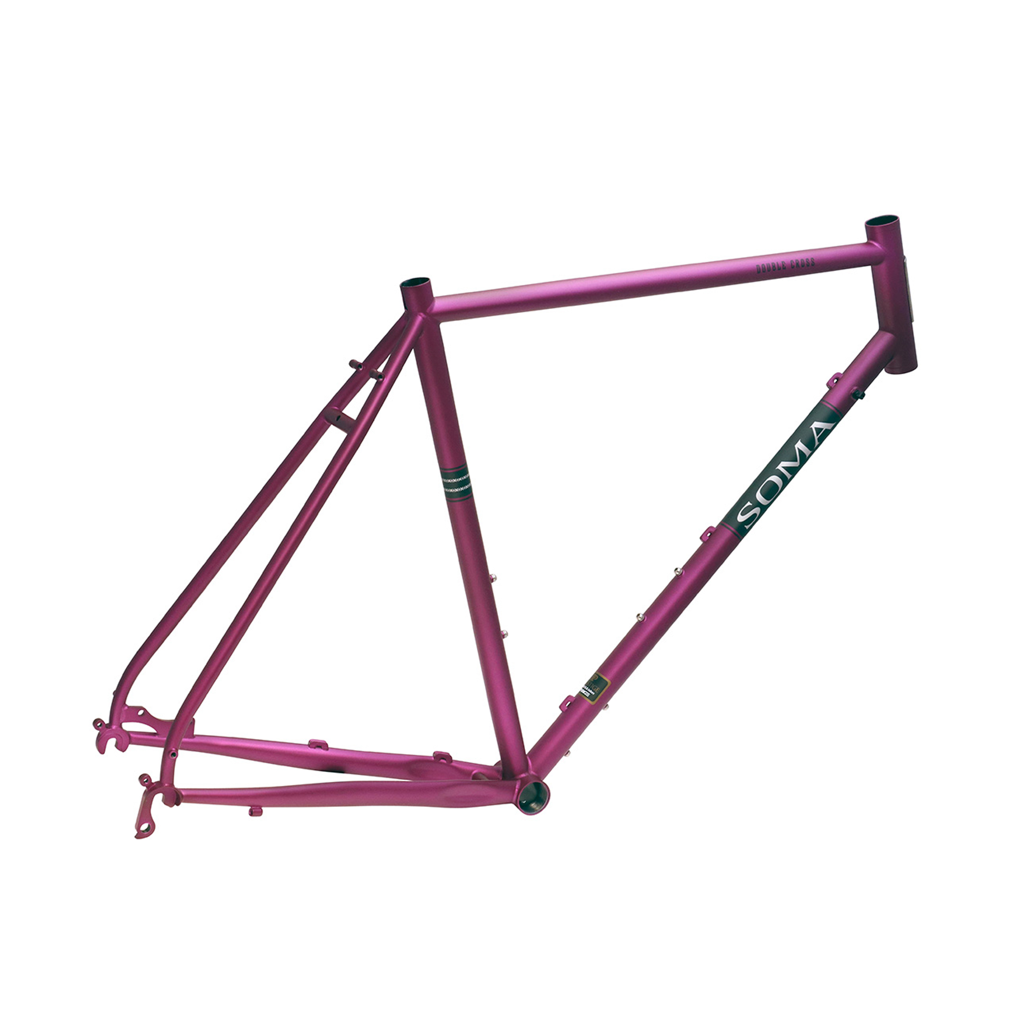 Soma Double Cross Disc Frame 56cm Purple Bikeparts.Com