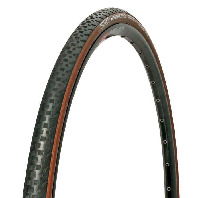 Soma Shikoro K Tire, 700x28c - Black/Brown