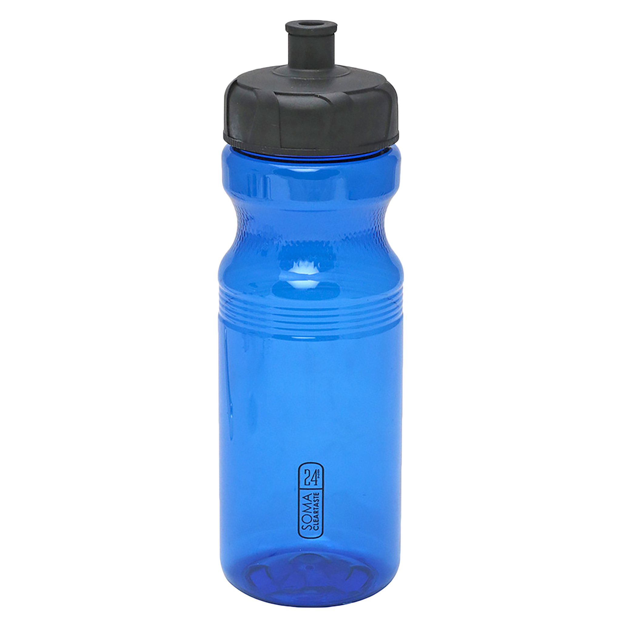Soma Clear Taste Water Bottle, Blue/Black, 24oz
