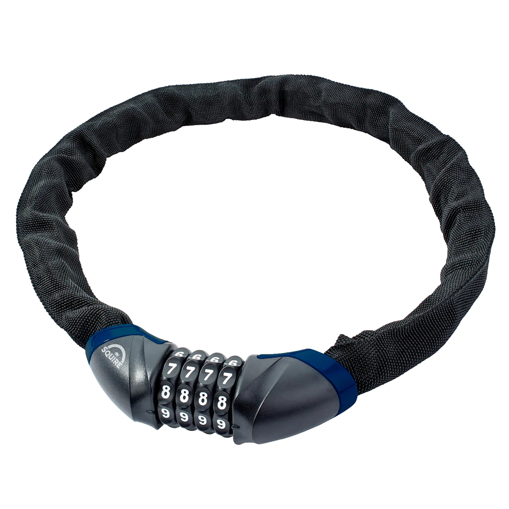 Squire Kilda Integrated Chain Lock, 900mm, Keyed, Black