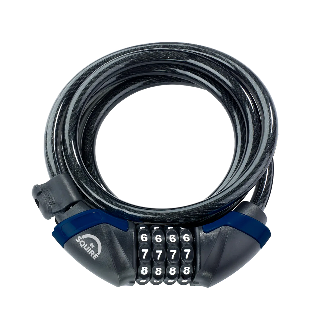 Squire Kilda Combi (10/1800) Cable Lock, 1800mm, Black