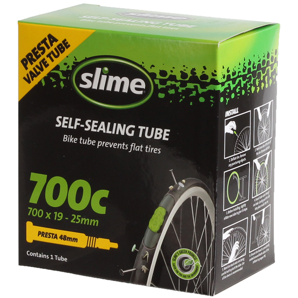 Slime Self Sealing Tube, 700c x 19-25, PV