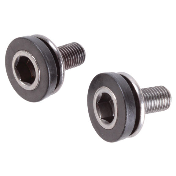 Sugino Crank Hex Cap Bolt Set, JIS 8x1.0mm, KBP, - Pair