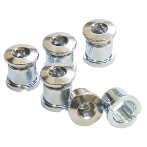 Sugino Double 403 Chainring Bolt/Nut Set, M8x8.5 10/Pcs