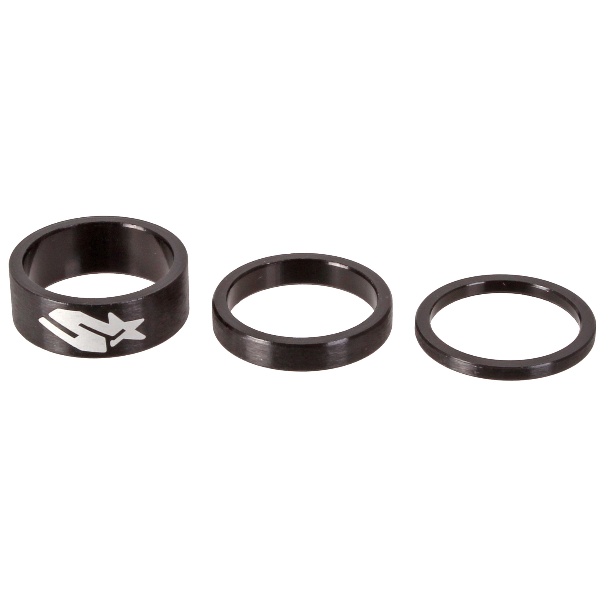 Spank Headset Spacer Kit, 3/6/12mm Set - Black