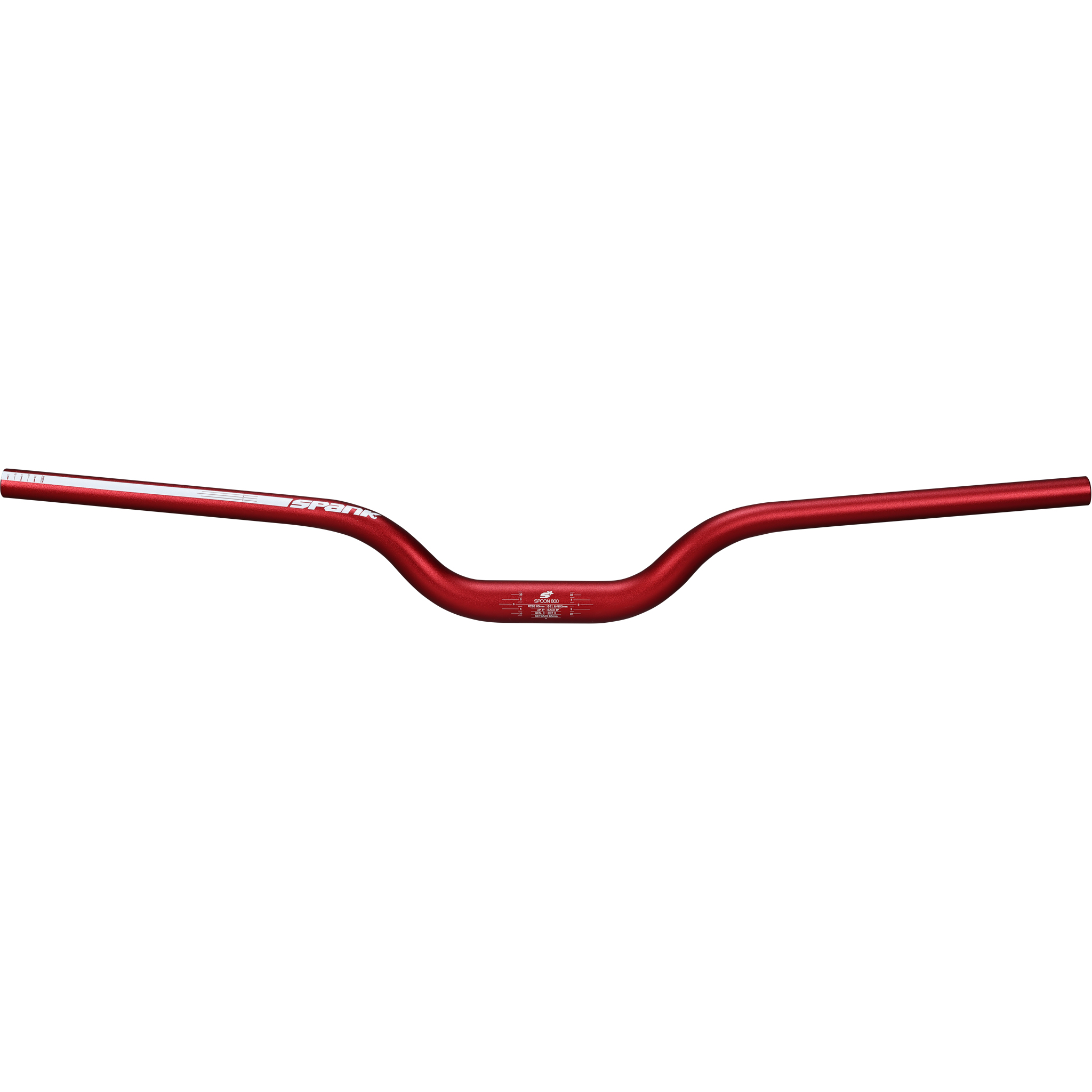 Spank Spoon 800 Riser Bar, (31.8) 60mm/800mm, Red