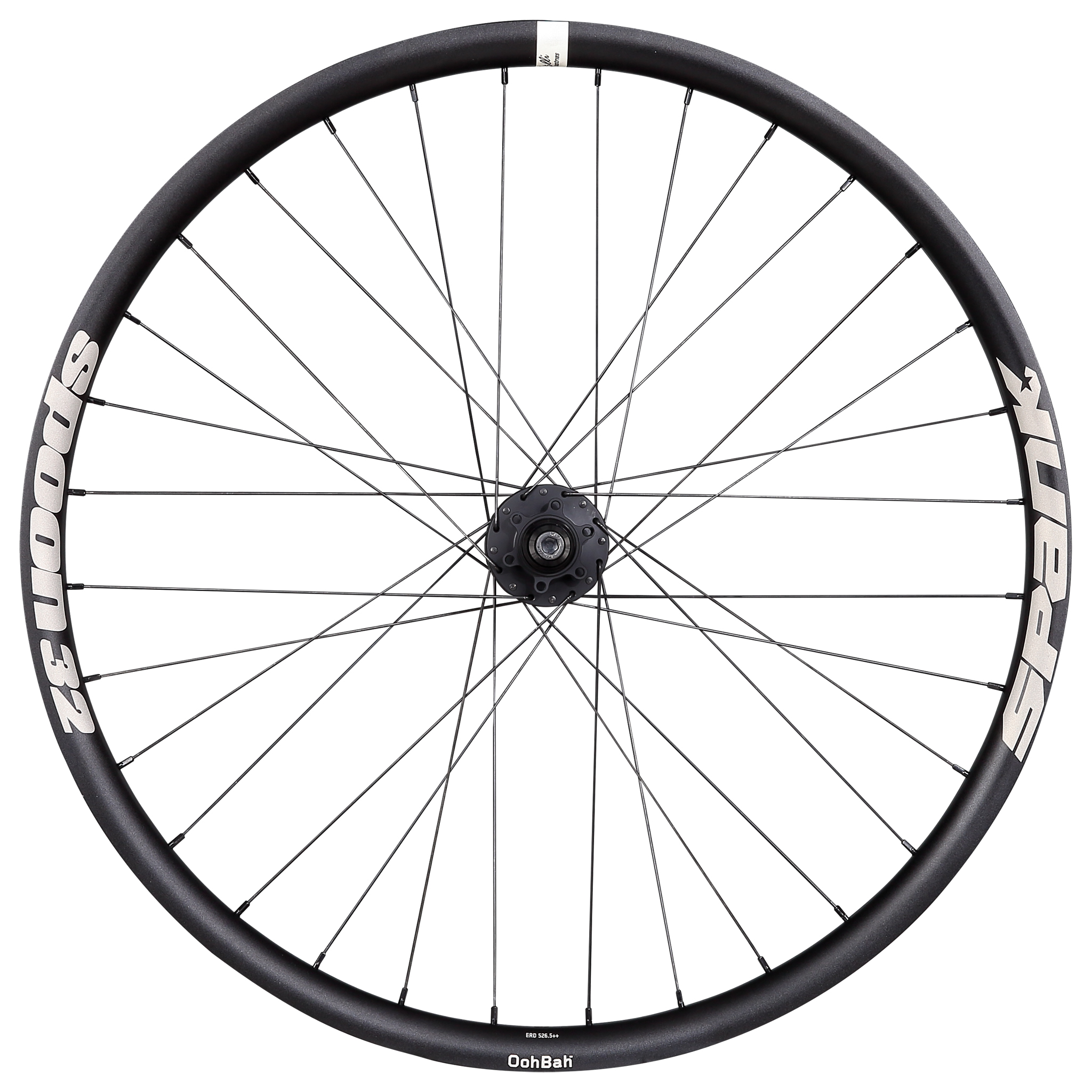 Spank Spoon 32  26" Rear Wheel, 135mm BO, 32h - Black