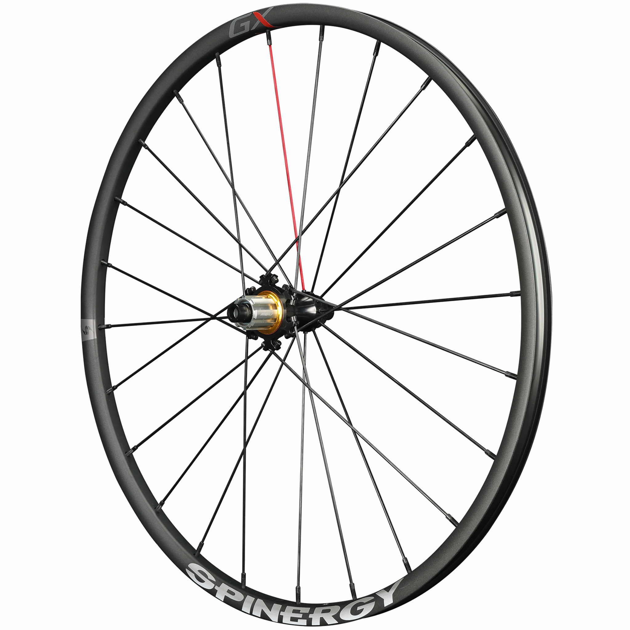 Spinergy GX 700c Gravel Rear HG Wheel, Black