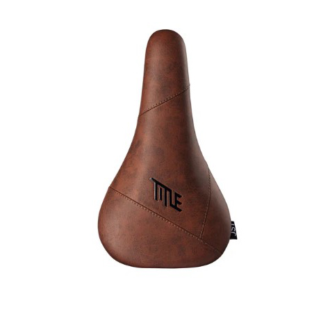 Title JS1 Saddle, CrMO Rails, Dark Brown