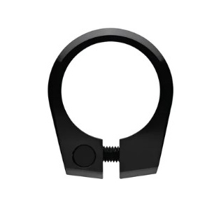 Title Bolt-On Seatpost Clamp, 31.8mm, Black