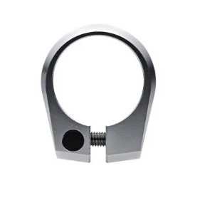 Title Bolt-On Seatpost Clamp, 30.0mm, Chrome