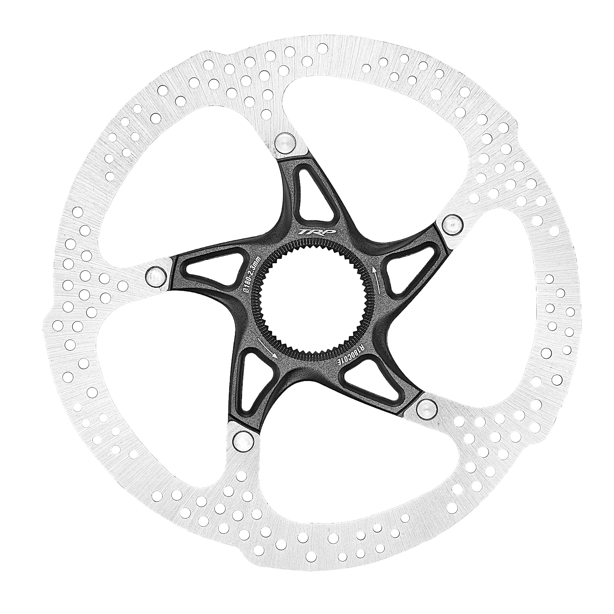 TRP 2-Piece Center Lock Rotor, 2.3mm Thick, 180mm