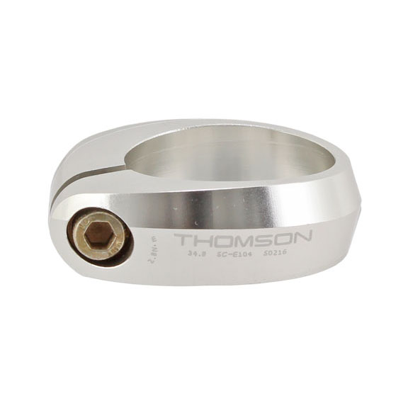 Thomson Bolt-On Seat Clamp, 34.9mm, 1-3/8", Silver
