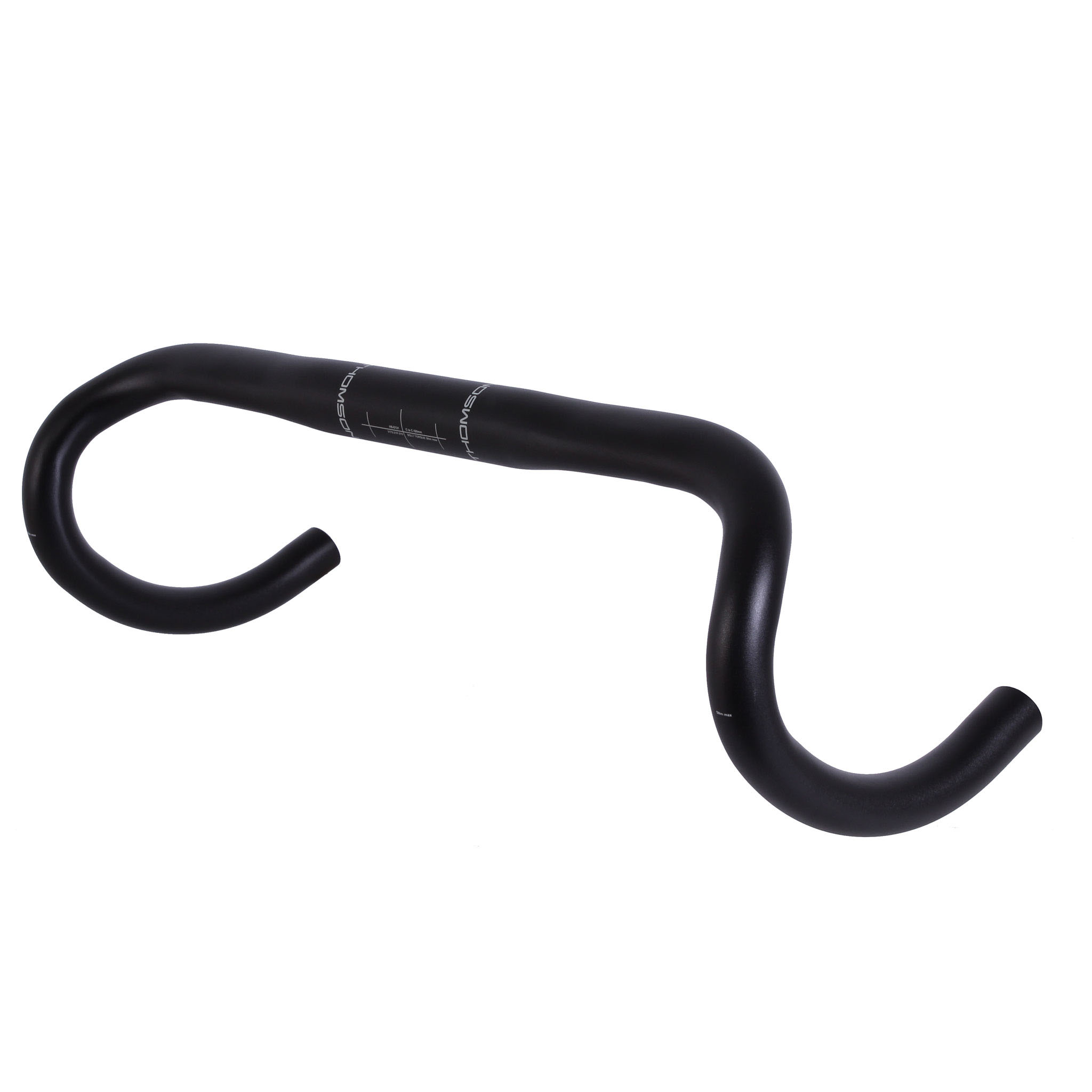 Thomson Aero Alloy Road Bar, (31.8) 42cm, Black