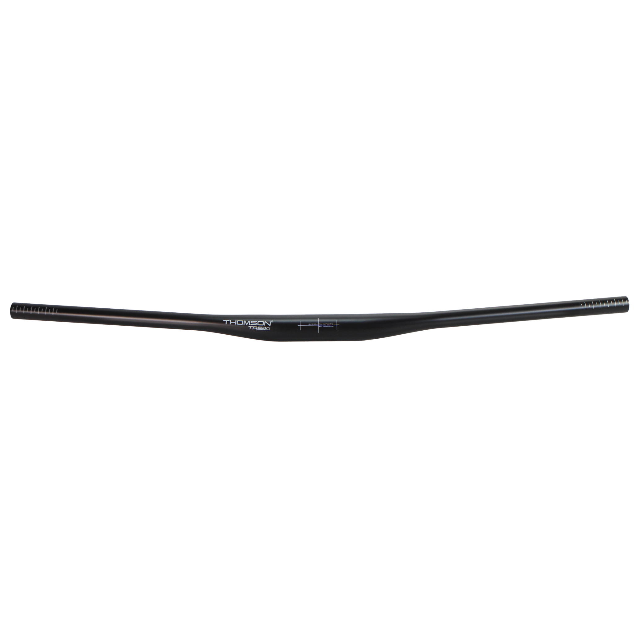 Thomson Trail Carbon Riser Bar, (35.0) 20mm/800mm, Black