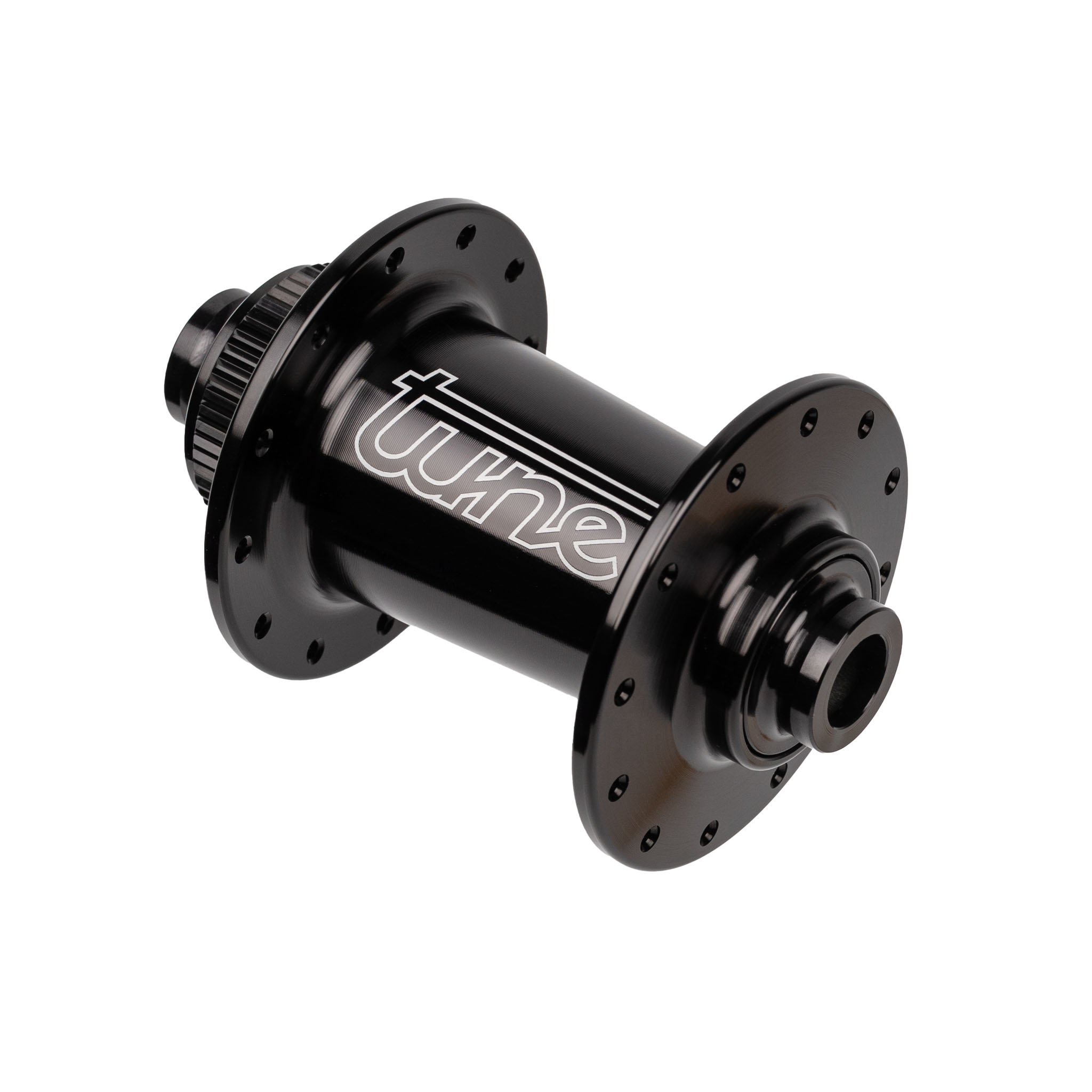 Tune Micro CL-Disc Front Hub, 28h, 12x100, Black