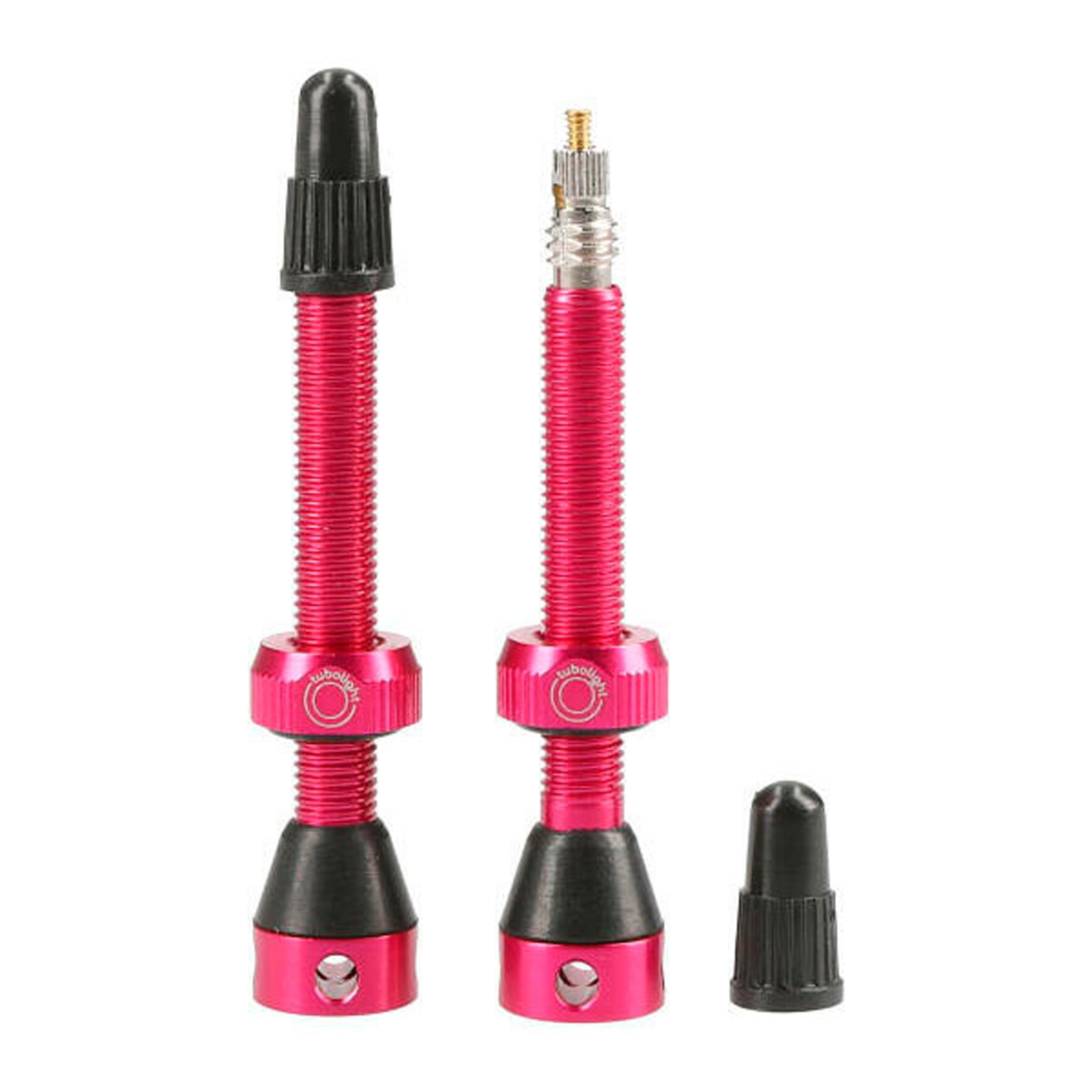 Tubolight Air Valve, 50mm, Pink, Pair