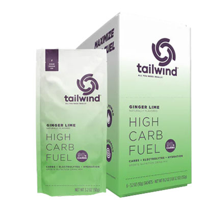 Tailwind Nutrition High Carb Fuel, Ginger Lime, 6/Count