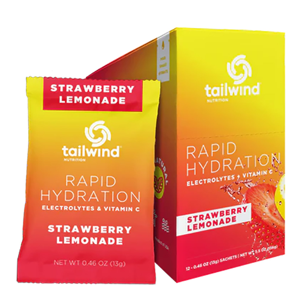 Tailwind Nutrition Rapid Hydration, Strawberry Lemonade, 12/Count