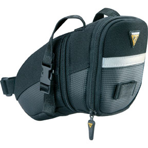 Topeak Aero Wedge Pack, 1.3L, Strap Mount, Medium, Black