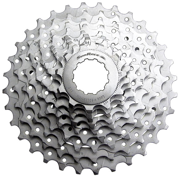 Sunrace CSM96 9sp Cassette, 11-34t, Silver