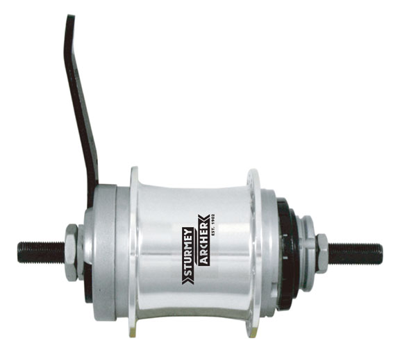 Sturmey Archer S-RC3 3-Sp Coaster Brake Hub, 32h (Thumb Shifter)