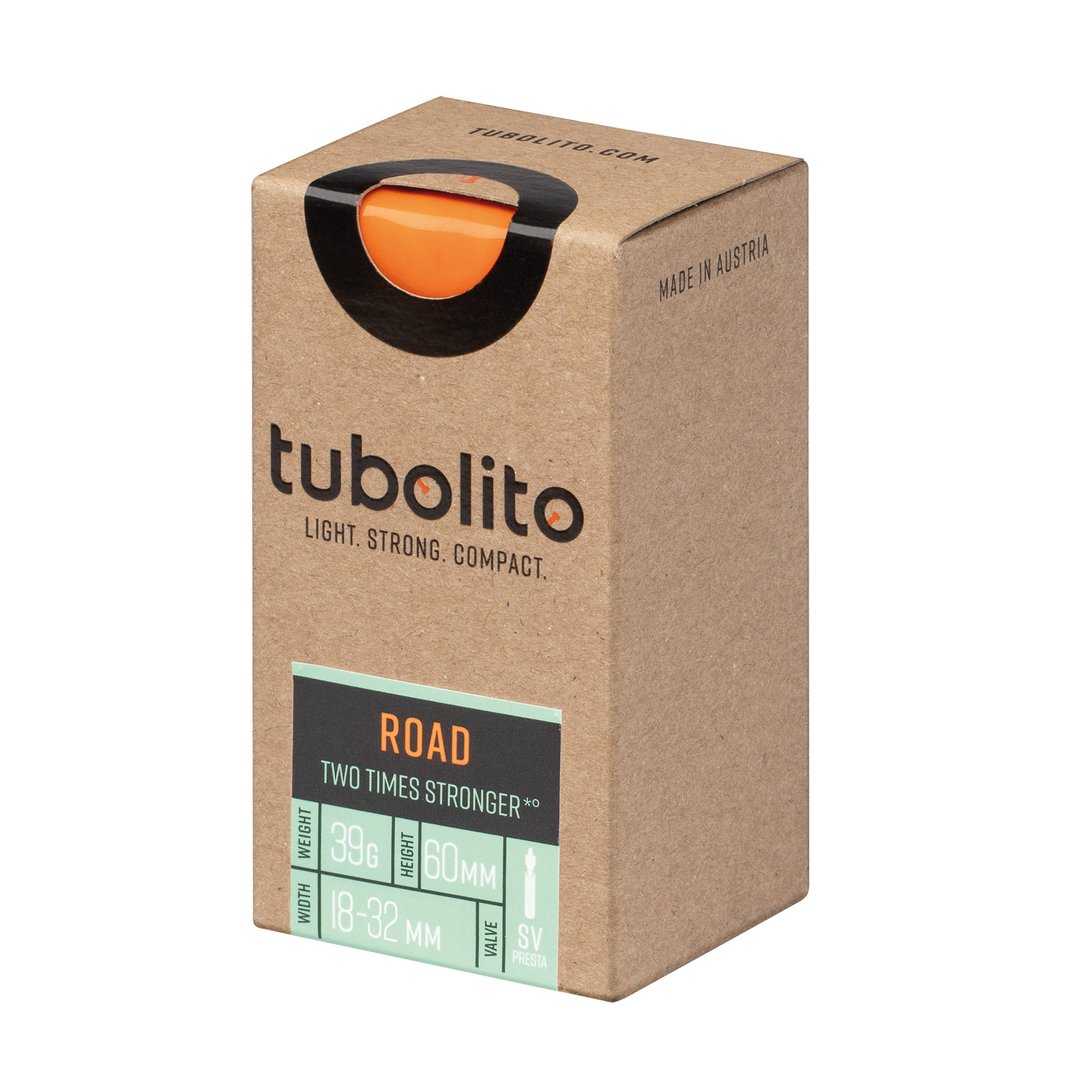 Tubolito Tubo Road 700x18-32, PV 60mm Orange