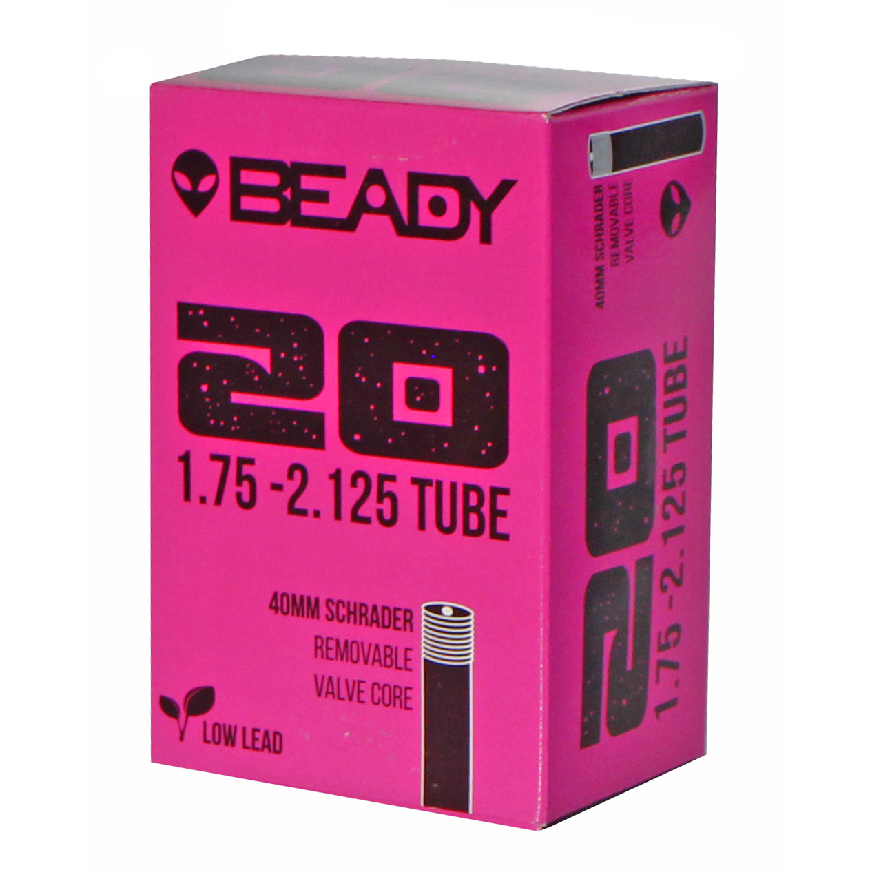 Beady Butyl Tube, 20x1.75-2.125" SV 40mm
