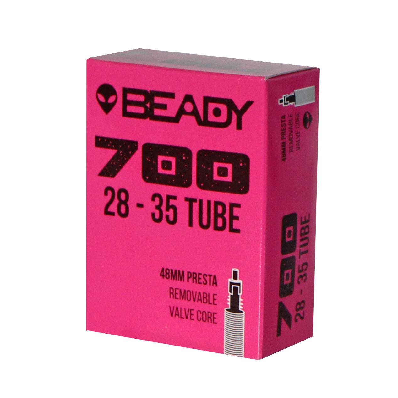 Beady Butyl Tube, 700x28-35, PV 48mm