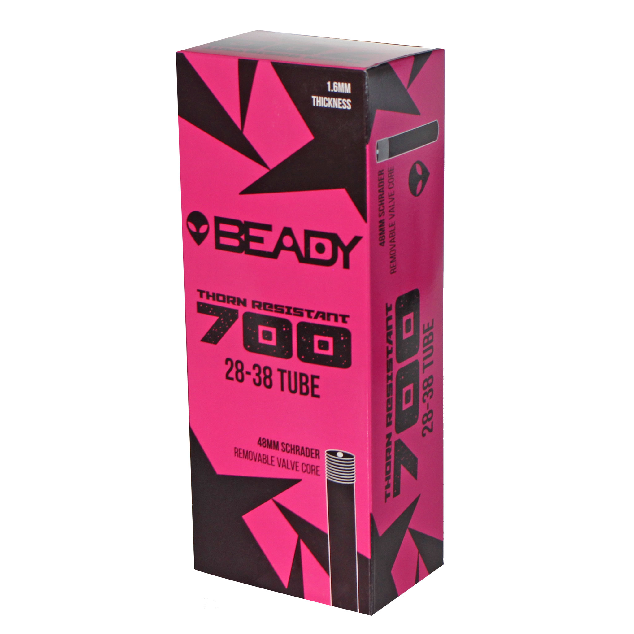 Beady Thorn Resistant Tube, 700x28-38c SV 40mm Case/20