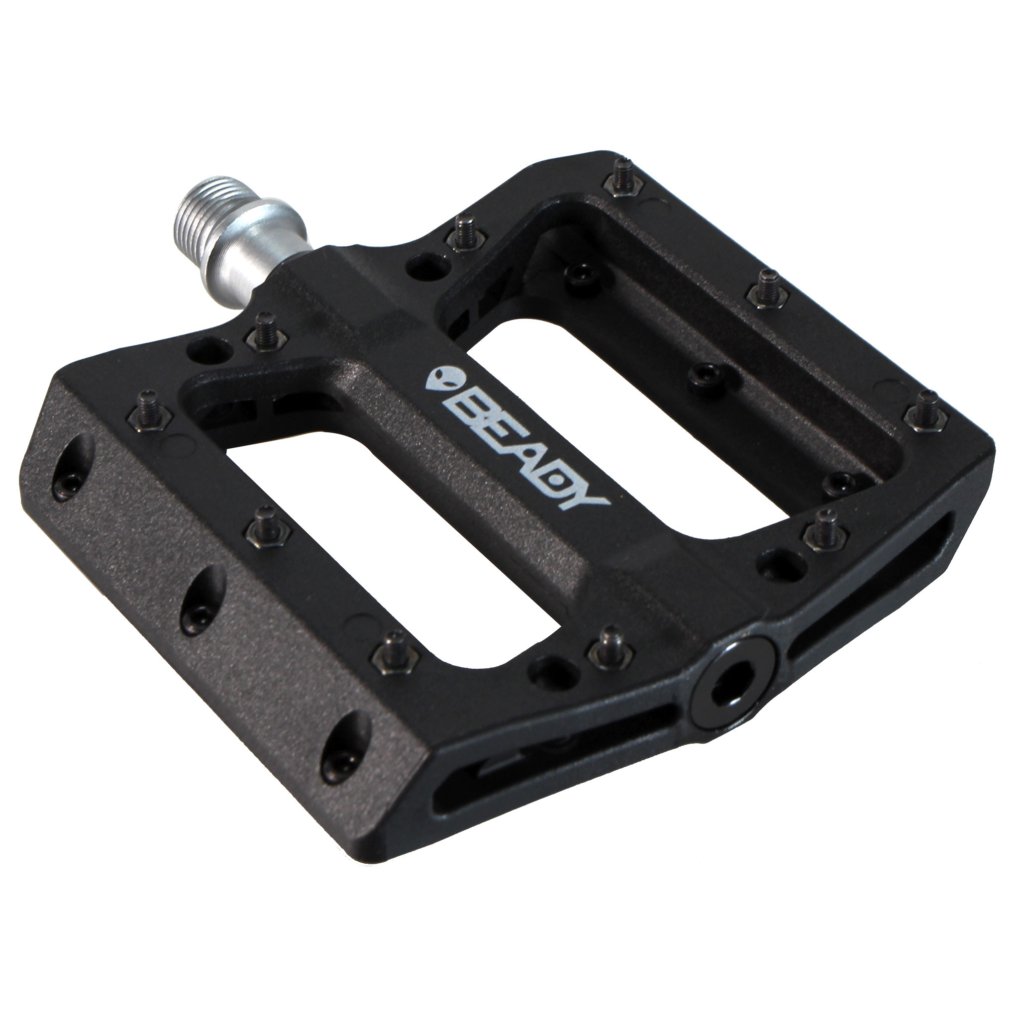 Beady Phaser Composite Platform Pedals, Black