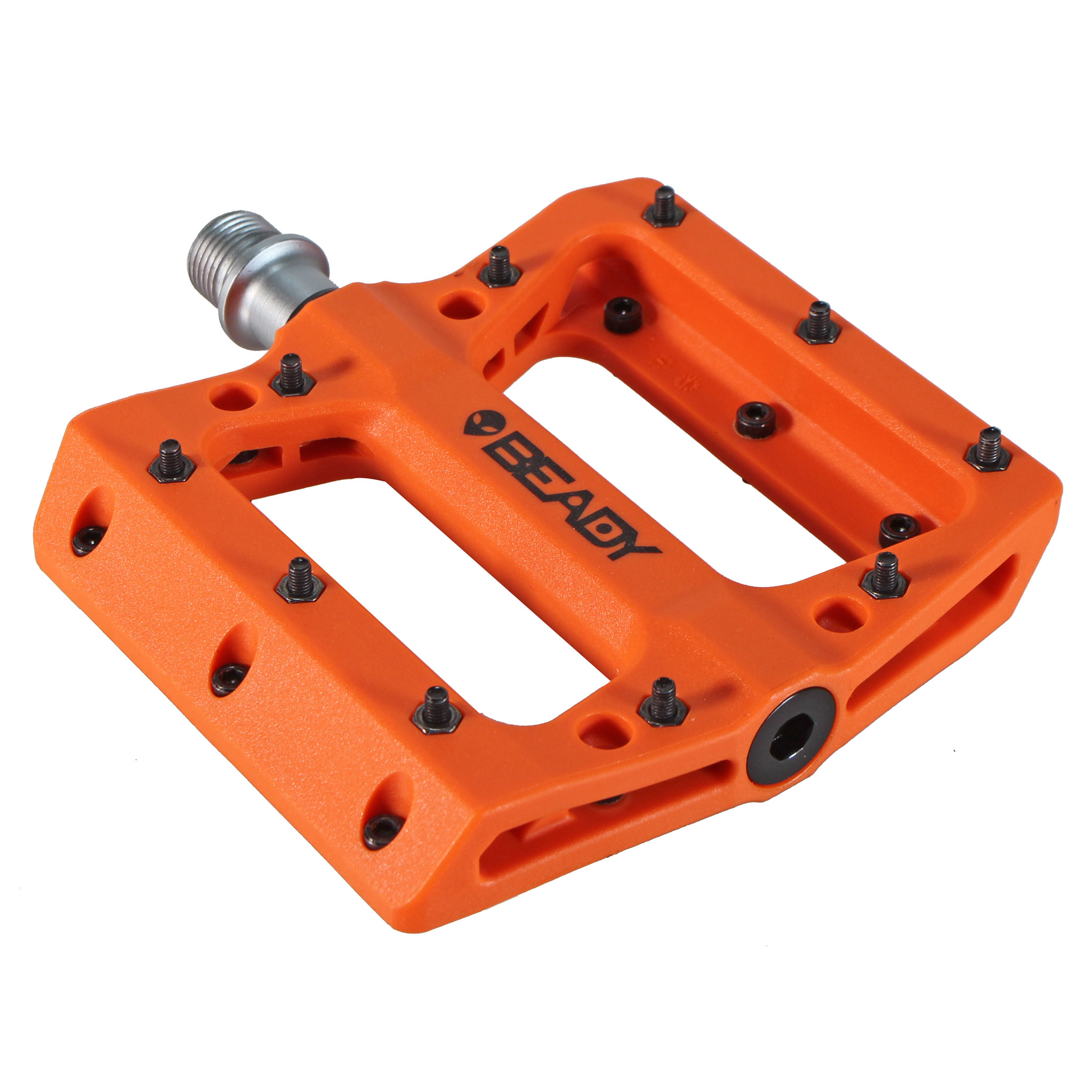 Beady Phaser Composite Platform Pedals, Red