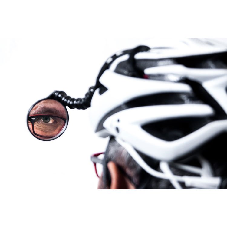 Efficient Velo Tools Safe Zone Helmet Mirror, Black