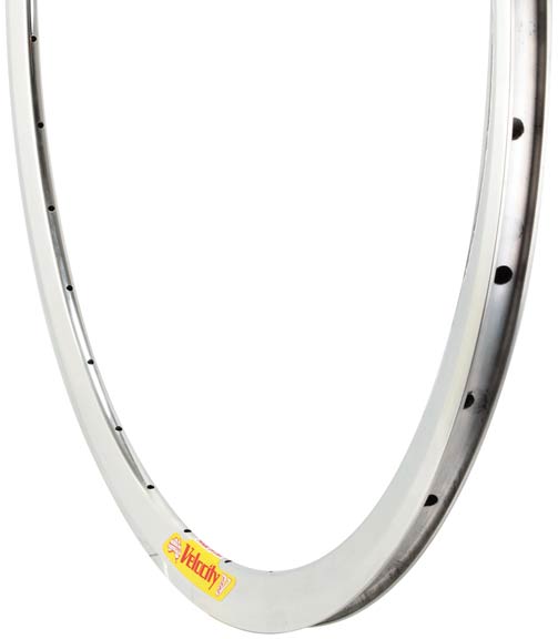 Velocity Deep-V Non-MSW 700c Rim, 32h - Polished Silver